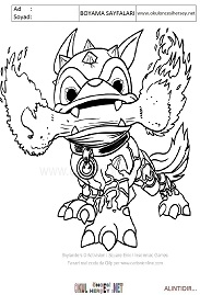 Skylanders boyama sayfaları